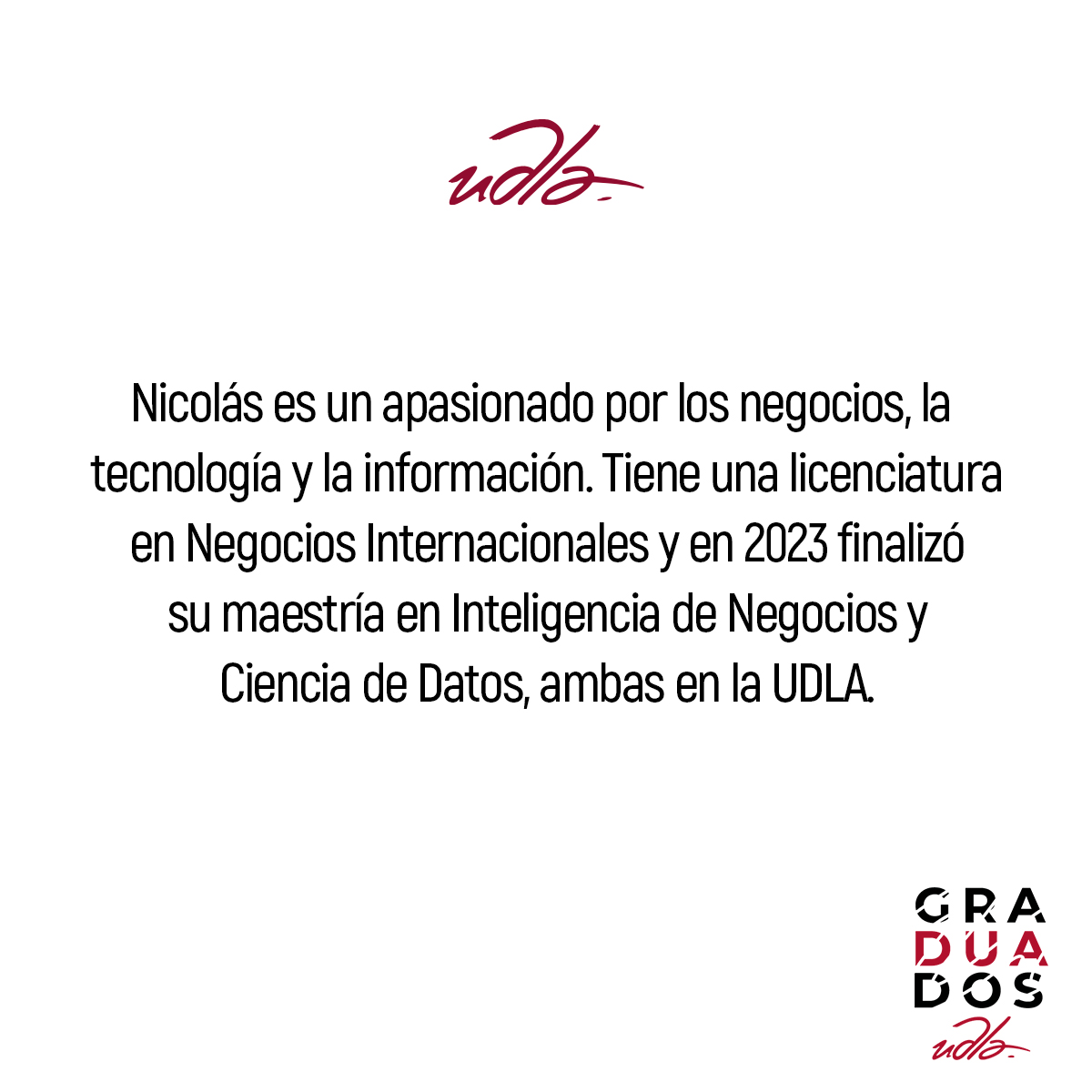 UDLA_Graduados_Destacados_Nicolás Araque_2